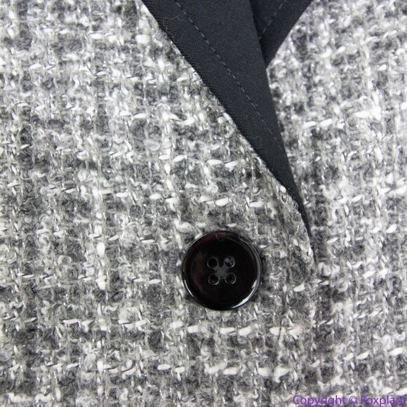 NEW White House Black Market Belted‎ Tweed blazer Jacket With Removable B… - Picture 11 of 16